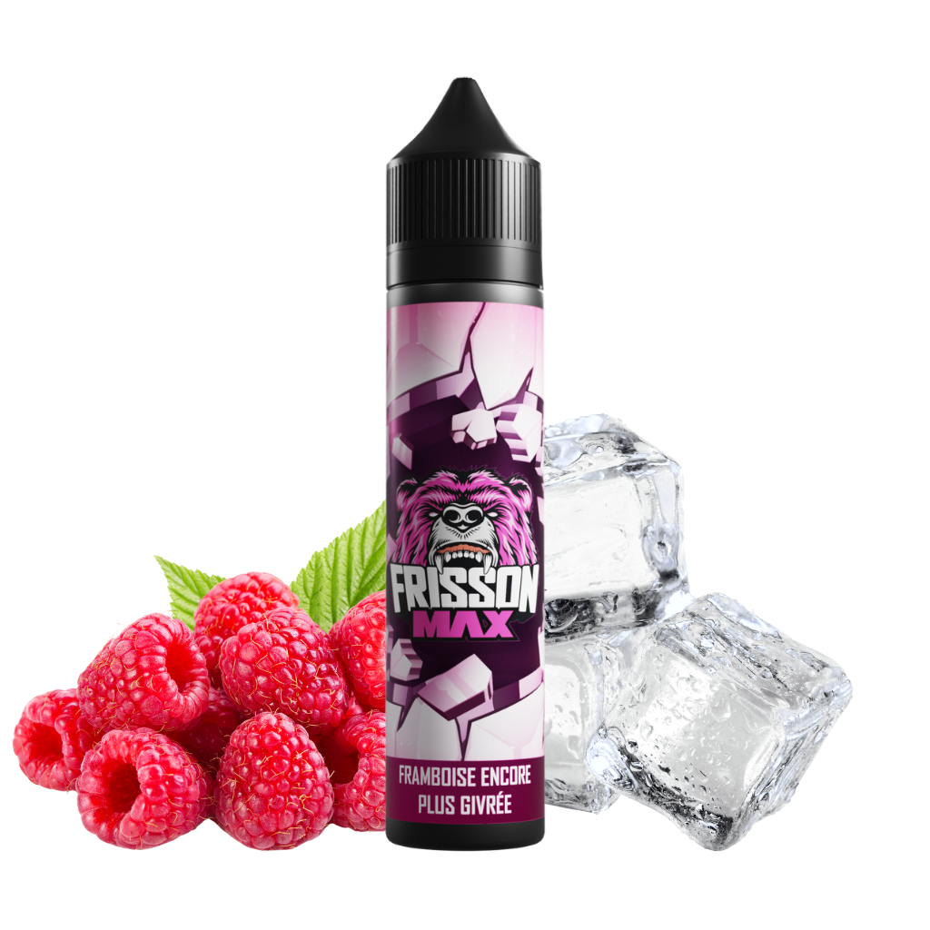 Framboise encore plus Givrée 50ml - Bobble Frisson MAX