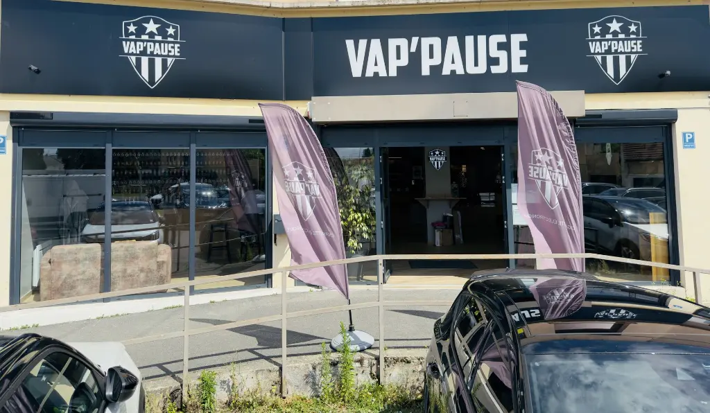 Vitrine Vap'pause Roissy-en-Brie
