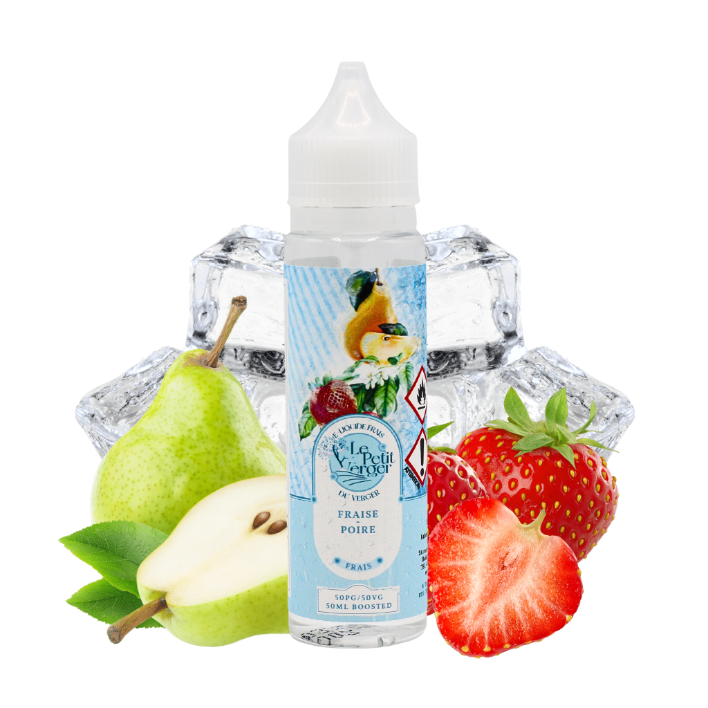 Fraise Poire 50ml - Le Petit Verger Frais