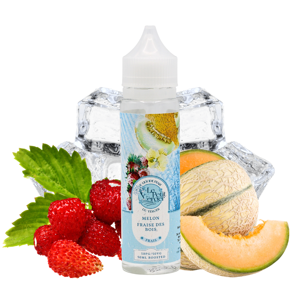 Melon Fraise des bois 50ml - Le Petit Verger Frais