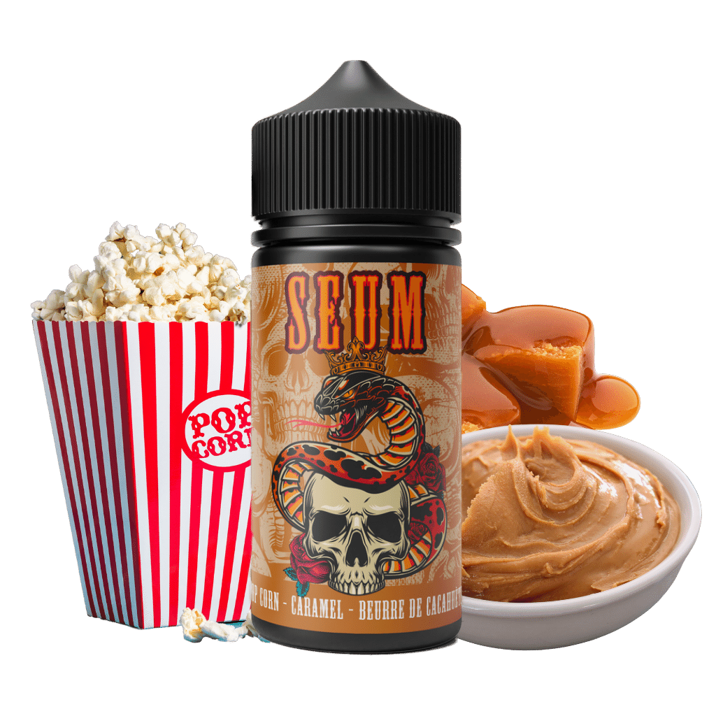 Pop-Corn Caramel Beurre de Cacahuète 100ml - Seum