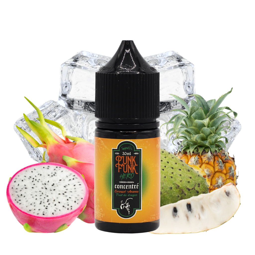 Concentré Corossol Ananas Fruit du Dragon 30ml - Punk Funk Hero