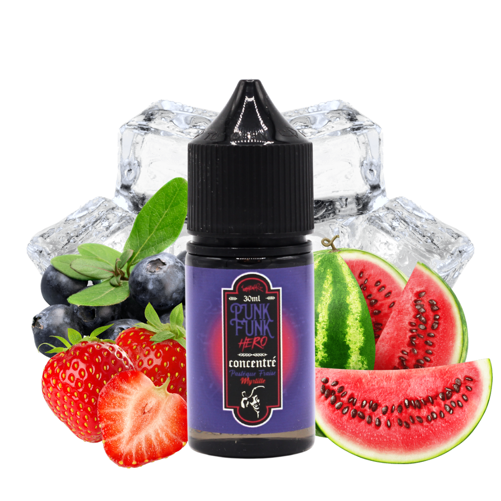 Concentré Pastèque Fraise Myrtille 30ml - Punk Funk Hero