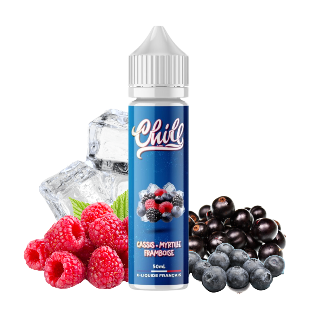 Cassis Myrtille Framboise 50ml - Chill