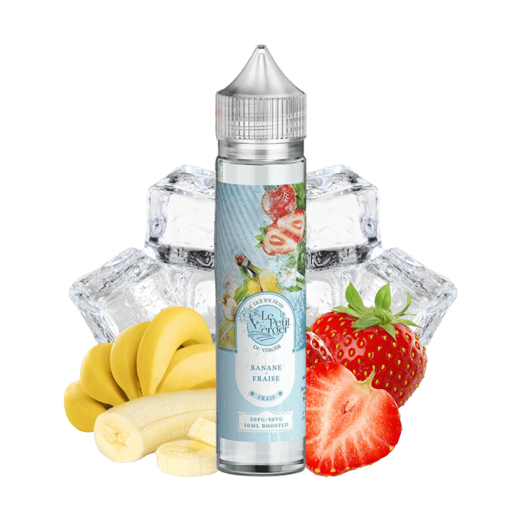 Banane Fraise 50ml - Le Petit Verger Frais