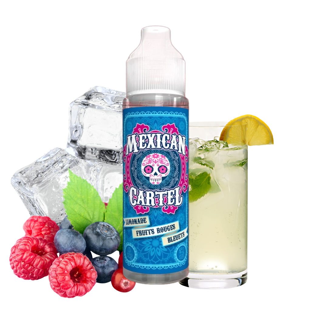 Limonade Fruits Rouges Bleuets 50ml - Mexican Cartel