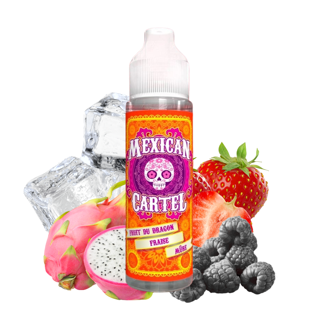 Fruit du Dragon Fraise Mûre 50ml - Mexican Cartel  