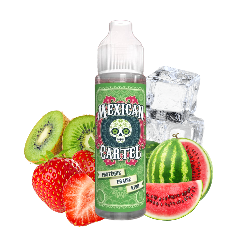 Pastèque Fraise Kiwi 50ml - Mexican Cartel