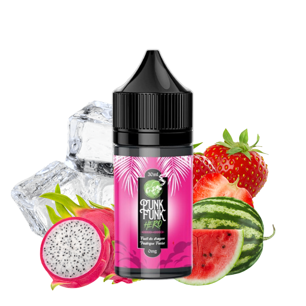 Concentré Fruit du dragon Fraise Pastèque 30ml - Punk Funk Hero  