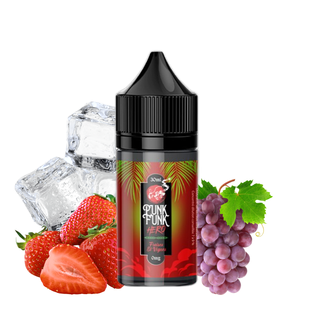Concentré Fraise et Vignes 30ml - Punk Funk Hero